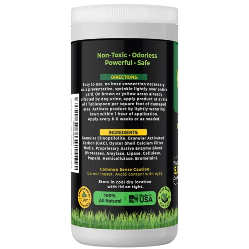 Miniatura 3 de Yellow Spot Green™ Cura quemaduras de orina y previene manchas amarillas en tu jardín. Neutralizador de orina de perro para céspedes. Repara