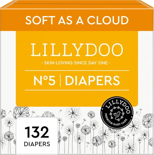 Miniatura 14 de LILLYDOO Pañales desechables para bebé, talla 6 (29+ libras), 57 unidades, protección absorbente contra fugas, ultra suave, piel sensible