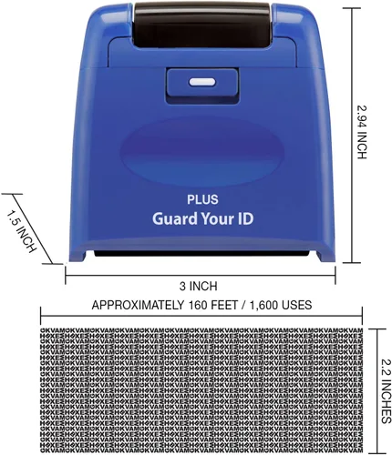 Miniatura 5 de Guard Your ID - Rodillo extra ancho, azul (extra ancho)