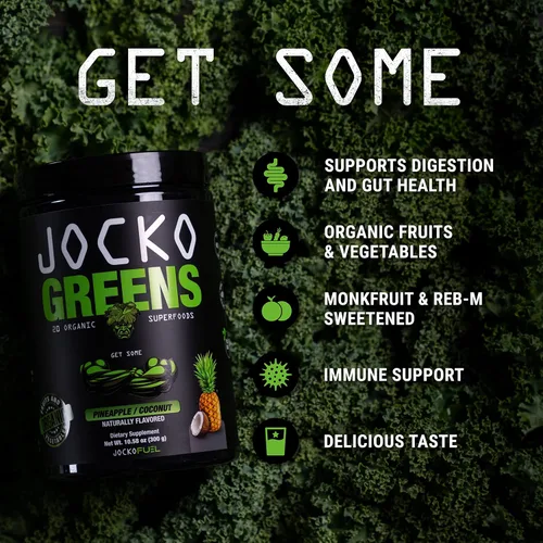 Miniatura 4 de Jocko Fuel Paquete de 2 – Jocko Greens Powder + Chocolate Mölk Protein Powder