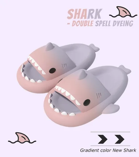 Miniatura 2 de Shark Slides Slippers for Women Men - 2022 Limited Edition Cloud shark Sandals unisex Cartoon Shower Anti-Slip Fashion Cloud Slippers Open Toe