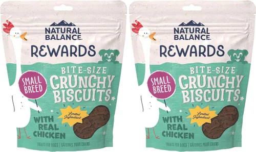 Miniatura 15 de Natural Balance Premios de Ingredientes Limitados Crujientes Galletas, Bocadillos para Perros de Tamaño de Mordida Sin Granos para Perros de Raza