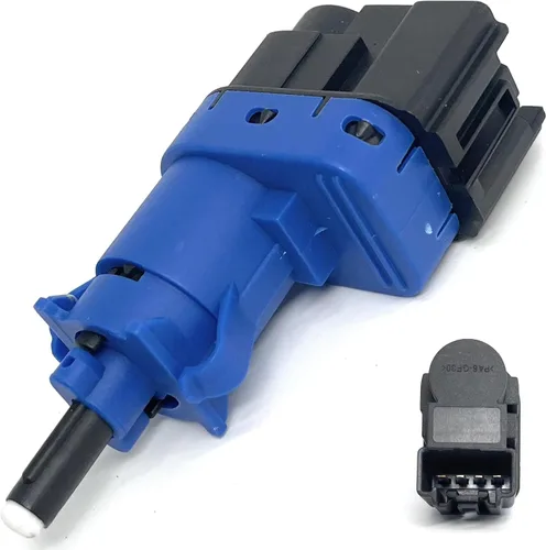 Interruptor de luz de freno de 4 pines 4838697 compatible con Ford F-150/Focus/Fusion, Mazda 2/3/5/6/CX-3/CX-5/CX-9, Volvo V50, Lincoln MKZ/MKC –