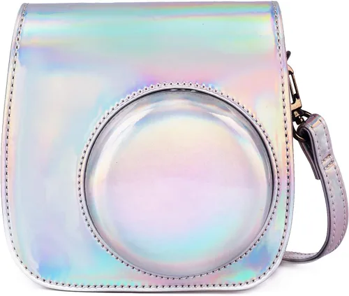 Miniatura 15 de Phetium Instant Mini 12 - Funda protectora para cámara compatible con Instax Mini 12 11, bolsa de piel sintética con bolsillo y correa de hombro