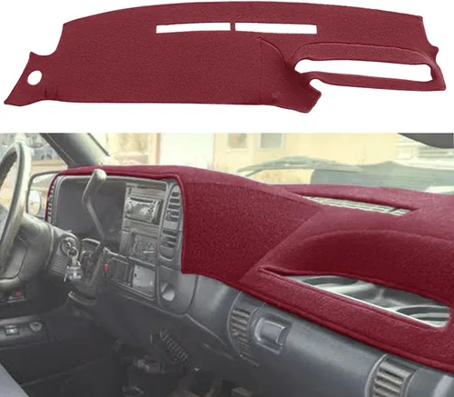 Alfombrilla para tablero compatible con Chevy Chevrolet Silverado C1500 C2500 C3500 K1500 K2500 K3500 Tahoe Suburban 1995-1996, GMC Sierra Yukon