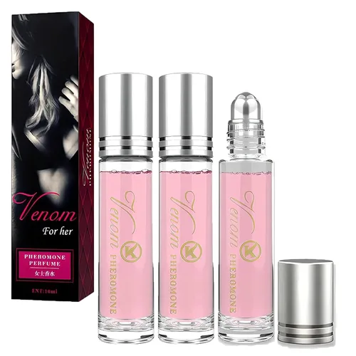 3 perfumes Lunex Phero para mujer, perfumes de feromonas para mujer, perfume rodante, perfumes portátiles de larga duración femenina
