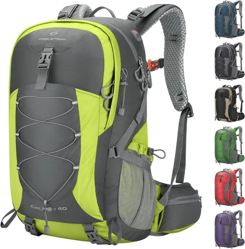 Miniatura 12 de Maelstrom Mochila de senderismo, mochila de camping, mochila de senderismo impermeable de 40 litros con cubierta para lluvia, mochila de viaje 40L