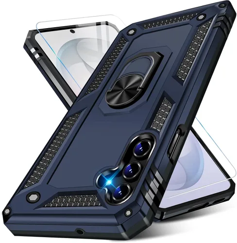 Miniatura 78 de Vaki Funda para Samsung Galaxy S22 5G con protector de pantalla integrado de grado militar, cubierta dura y resistente, funda resistente para Galaxy