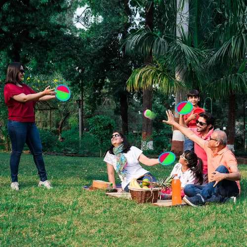 Miniatura 6 de Ayeboovi Juego de pelota para tirar y atrapar, juguetes al aire libre para niños, juegos de patio, juguetes de playa, juegos al aire libre