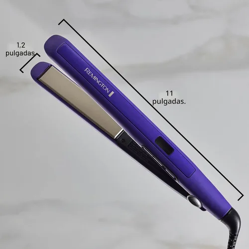Miniatura 7 de Remington Plancha plana de 1 pulgada, alisador de pelo con tecnología antiestática, calentamiento de 30 segundos y apagado automático de 60 minutos