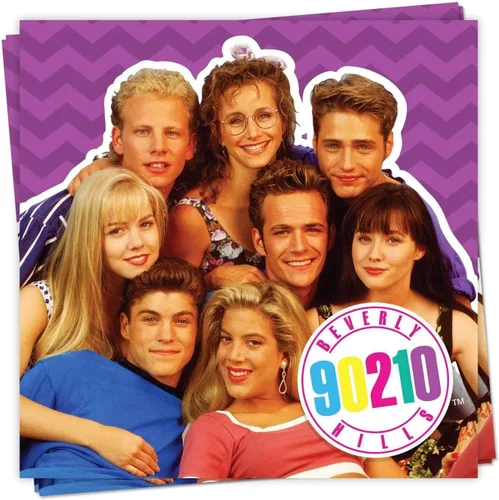 Miniatura 7 de Beverly Hills 90210 - Suministros para fiestas (paquete de lujo), decoraciones y suministros para fiestas de los años 90, paquete de fiesta