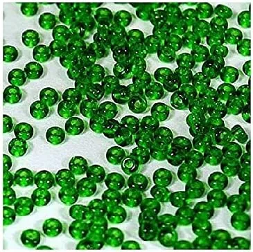 Miniatura 2 de Cuentas de semillas Rocailles PRECIOSA de 0.71 oz 8/0, verde esmeralda Verde esmeralda (50120)
