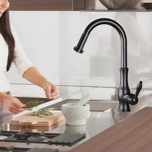 Miniatura 6 de Cabezal rociador universal extraíble de cocina, rociador de grifo de fregadero de cocina de 3 funciones compatible con grifo Moen Delta, piezas
