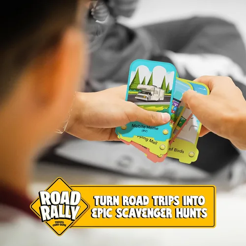Miniatura 2 de Mini Explorer Road Rally Travel Scavenger Hunt - Juego de cartas para niños – Viaje por carretera, juegos de coches y actividades imprescindibles