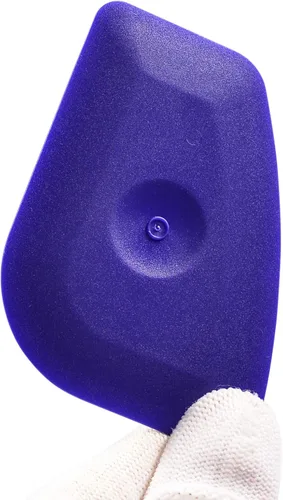Miniatura 6 de Rascador de plástico pequeño y práctico con borde redondo flexible para el hogar, escobilla universal de limpieza, paquete de 4