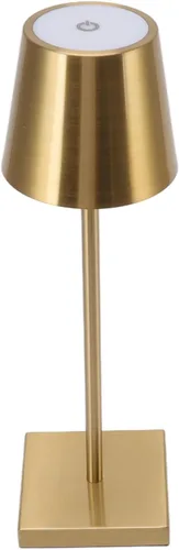 Miniatura 2 de Haofy Lámpara de mesa LED inalámbrica, lámpara de escritorio táctil, moderna, simple, recargable, de alto brillo, regulable, interruptor táctil, luz