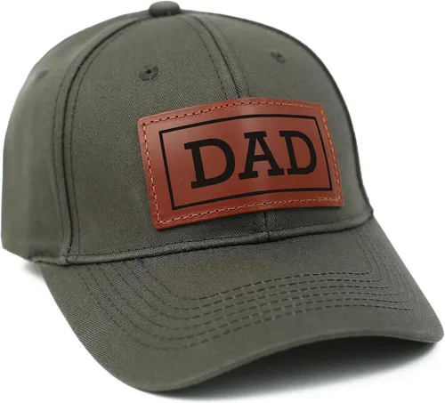 Miniatura 10 de Gorra de camionero para papá, gorra de béisbol, gorra de papá, gorra de cuero grabada con láser