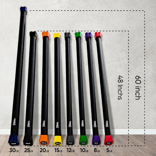 Miniatura 3 de Weighted Bar Set - Weighted Bars for Exercise