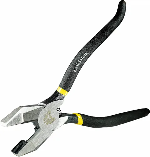 Miniatura 7 de KwikSafety - Charlotte, NC - PINZA Alicates de ferretería Alicates de corte diagonal de alta resistencia, cabeza en ángulo, barras de refuerzo