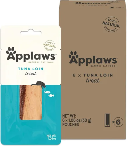 Miniatura 8 de Applaws Golosinas naturales para gatos, sin granos, un solo ingrediente, filete de proteína entera, aperitivos saludables sin aditivos artificiales