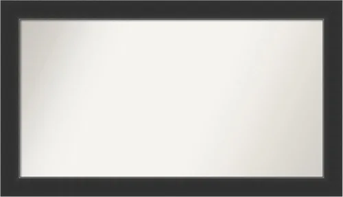 Miniatura 107 de Amanti Art Espejo personalizado, espejo de baño negro Astor, espejo de pared o espejo de tocador de baño sobre el fregadero (25 x 25 pulgadas)