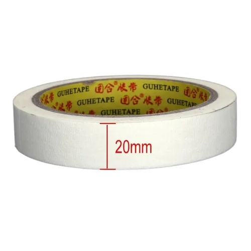 Miniatura 8 de Washi Cinta adhesiva blanca de alta temperatura, un solo lado, desgarrable, grabable, decorativa para officina, Coche, pintura al óleo, boceto