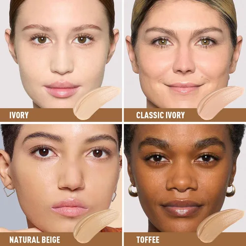 Miniatura 8 de FV Base líquida impermeable con acabado mate, ligera, sin aceite, maquillaje de aspecto natural para pieles mixtas y grasas, cobertura ligera a