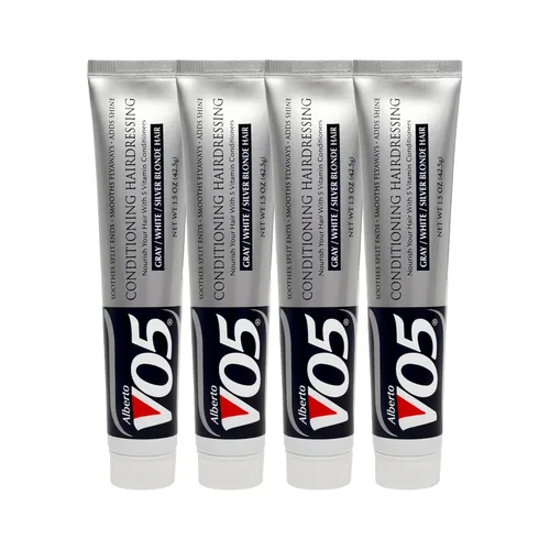 Alberto VO5 Acondicionador de peluquería - Cabello rubio plateado gris blanco - Acondicionador suaviza el encrespamiento y mejora la vitalidad del
