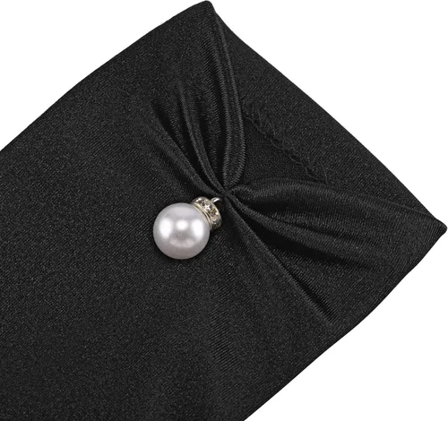 Miniatura 5 de Ayliss Guantes cortos de boda para mujer, de satén, para fiesta de ópera, de los años 20, para ocasiones especiales, vestido formal, baile, cosplay