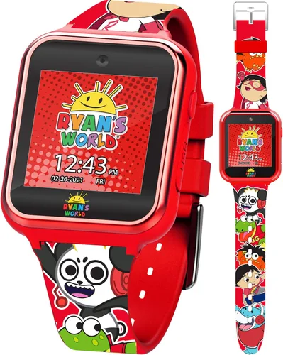 Miniatura 8 de Ryan's World - Reloj inteligente para niños con pantalla táctil, cámara, grabadora de voz, podómetro, pantalla LED y herramientas de aprendizaje