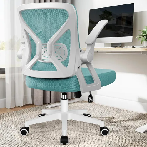 Miniatura 2 de FelixKing Silla de Oficina - Silla de Escritorio Ergonómica de Malla Transpirable para Tareas con Ruedas y Soporte Lumbar, Sillas de Oficina