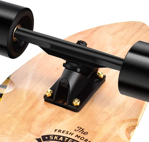 Miniatura 5 de Patineta de 42 pulgadas de largo completo Cruiser Pintail, el original Artisan Maple Skateboard Cruiser Pintail para crucero, tallado, estilo libre