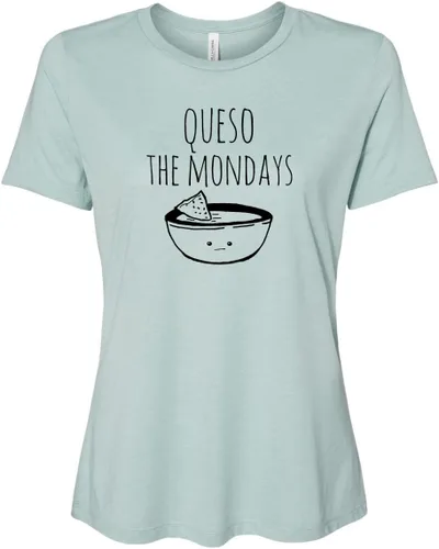 Miniatura 16 de Cute Women's Screen Printed Crew Neck Tee, Shirts With Sayings, Dusty Blue or Olive