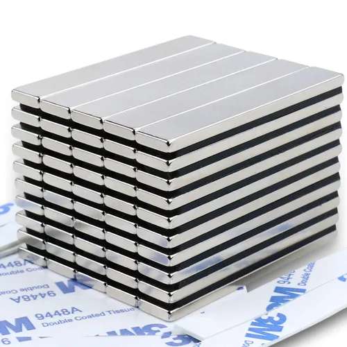 Miniatura 18 de DIYMAG - Paquete de 24 imanes de barra de neodimio potentes, imanes de tierras raras resistentes con adhesivo de doble cara para refrigerador