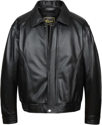Miniatura 2 de REED Chaqueta de cuero genuino estilo americano para hombre
