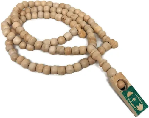 Tasbih musulmán de madera con 99 cuentas de rosario, Amn081, etiqueta impresa para foto del Islam, oración del Islam, Zikr Misbaha Ramadán, regalo