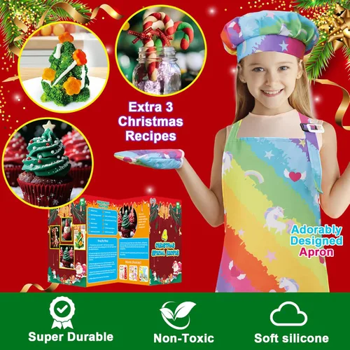 Miniatura 6 de Juego de cocina real de 42 piezas para niños, juego de cuchillos para niños, kit de repostería, utensilios de cocina, ollas y sartenes de juguete