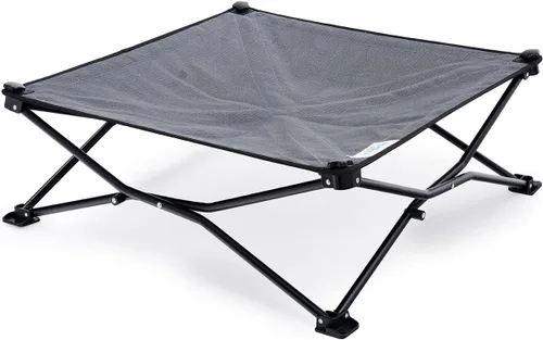 Miniatura 19 de Coolaroo On-The-Go - Cama elevada para perros plegable y portátil con tela transpirable y resistente a la humedad, bolsa de transporte incluida