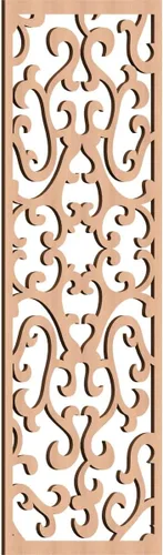 Miniatura 175 de Smithfield Paneles de pared decorativos de madera con calado, 13 3/8 pulgadas de ancho x 34 3/8 pulgadas de alto x 3/8 de alto, roble rojo rojo