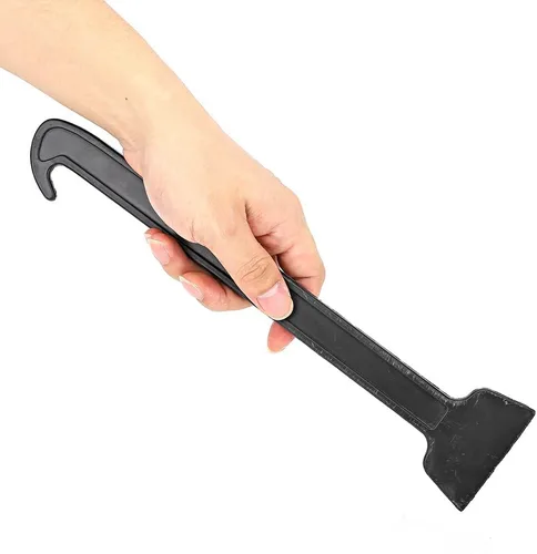 Miniatura 5 de Rascador de nieve para automóvil, rascador de hielo de invierno para automóvil, raspador de parabrisas ligero para hielo y nieve, herramienta