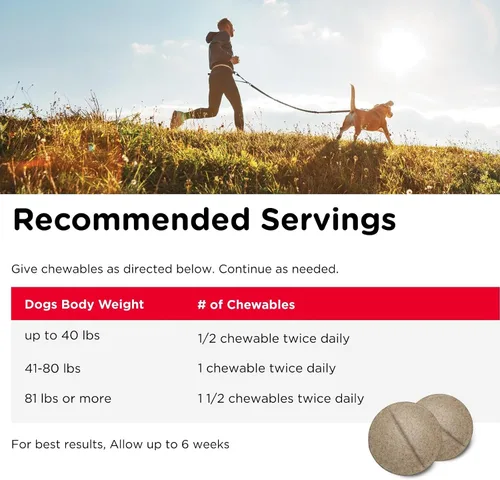 Miniatura 5 de Nutri-Vet Suplemento extra fuerte para cadera y articulaciones para perros, suplementos para cachorros, suplemento para articulaciones de perro