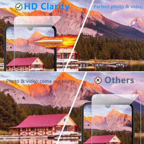 Miniatura 7 de BESINPO Paquete de 2 protectores de pantalla compatibles con Gabb Phone 4,9H, película de vidrio templado, cobertura completa, ultra HD, sin Gabb