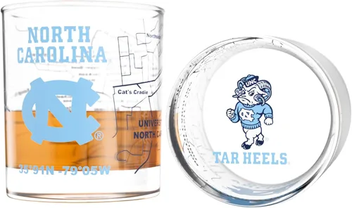 Miniatura 18 de Greenline Goods – Vasos de Whiskey de la Universidad Estatal de Michigan Spartans (Set de 2), 10 oz – Logo de Color Completo + Mapa del Campus