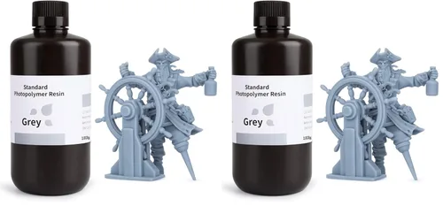 Miniatura 37 de ELEGOO Resina de impresora 3D estándar mejorada 2.0, resina fotopolimérica de curado UV de 405 nm para Mars Saturn Jupiter MSLA DLP LCD 3D Printing