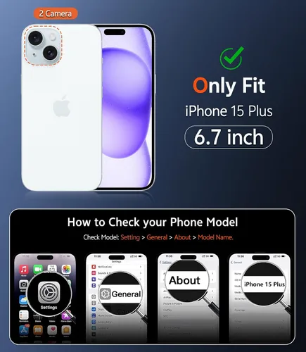 Miniatura 1377 de FNTCASE Funda para iPhone 13 Pro-Max: Fundas magnéticas transparentes compatibles con Magsafe Slim anti amarillamiento protección contra caídas