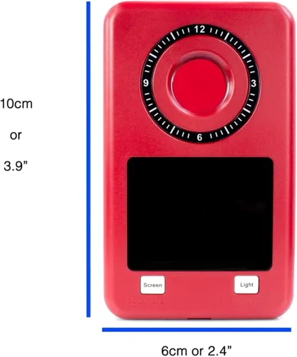 Miniatura 5 de Mic-Lock Camera Finder Pro - Detector de cámara oculta antiespía con infrarrojos (IR) - Asegura tu espacio (rojo)