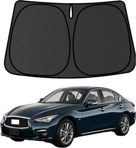 Miniatura 55 de Civic - Parasol para parabrisas Honda Civic 2022-2024 2025 (no para Honda 2022 Sport), visera frontal gruesa plegable 1:1, mantiene tu automóvil más