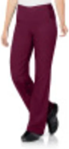 URBANE Landau - Pantalón médico tipo cargo de 3 bolsillos para mujer, suave, sedoso, elástico y cómodo, color vino, talla M petite