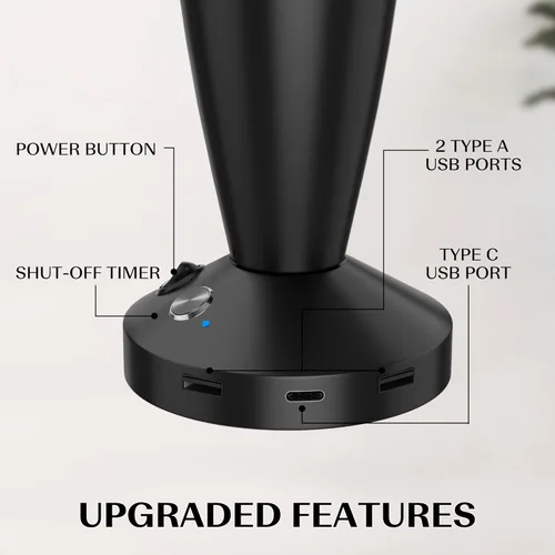 Miniatura 8 de JAMBO Lámpara hermosa de 16 pulgadas con cera, luz nocturna relajante para decoración del hogar, extra alta, lámpara para sala de estar, oficina