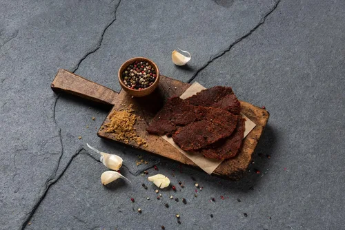 Miniatura 8 de Fusion Jerky - Carne seca artesanal, barbacoa japonesa, 2.5 onzas, todo natural, 0.35 onzas de proteína, carne de origen estadounidense de primera